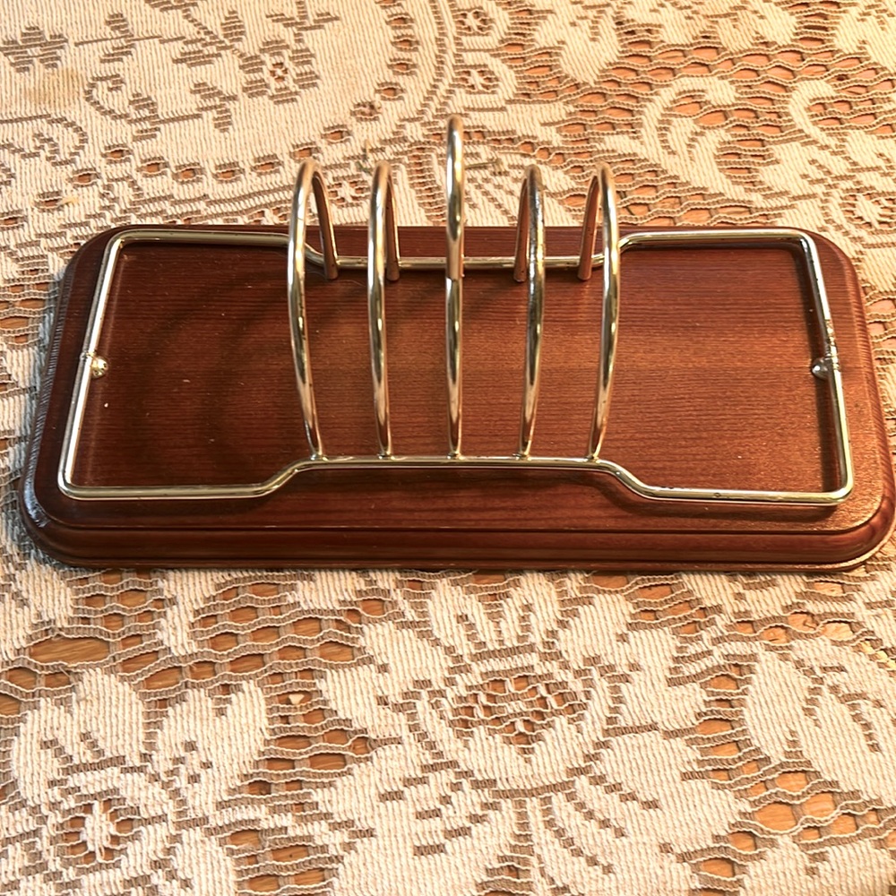 Antique English toast rack